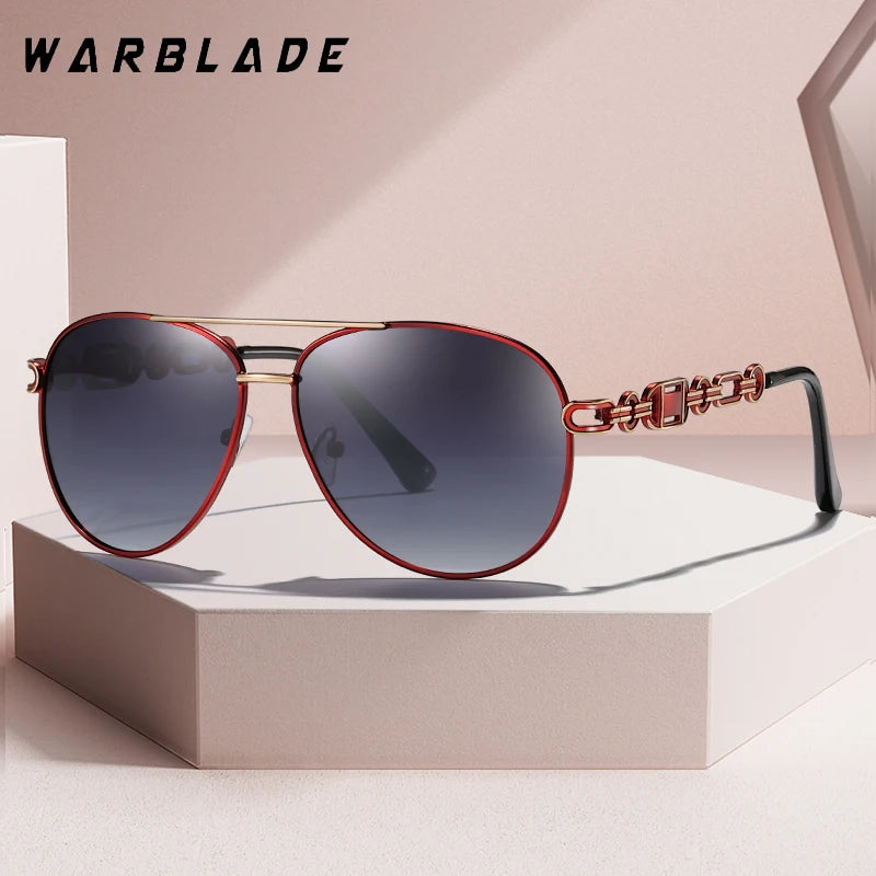 High Quality Women Pilot Polarized Sunglasses Vintage Metal Hollow Driving Sun Glasses UV400 Shades Eyewear Gafas De Sol Mujer