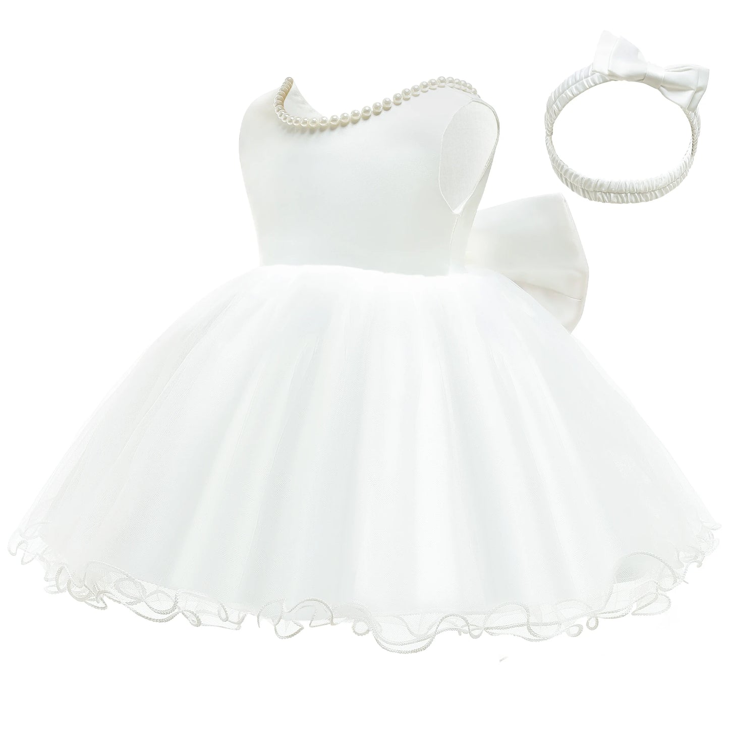 1st Year Birthday Dress Summer Newborn Baby Girls Dress For Baby Lace Dot Princess Dresse
