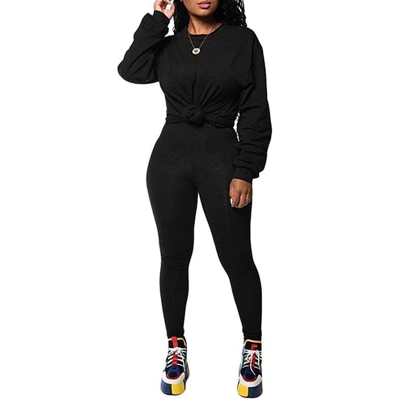 new two piece set women 2 piece set stacked leggings clothes for women outfits stacked pants tracksuit