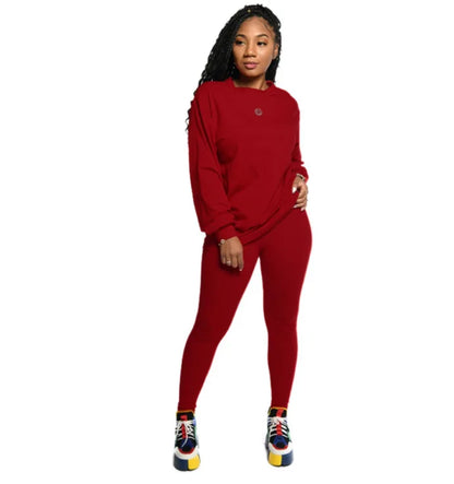 new two piece set women 2 piece set stacked leggings clothes for women outfits stacked pants tracksuit