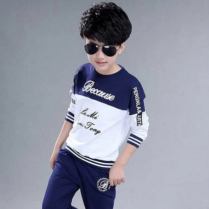 Boys clothes sport suit casual boys clothing sets 2024 autumn letter two pieces children clothing set kids tracksuit clothes