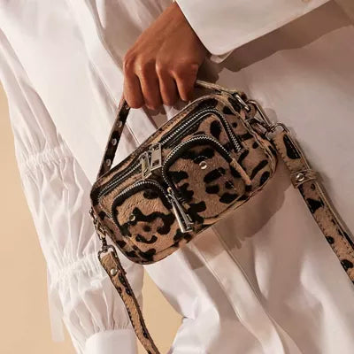 New Leopard Crossbody Bags For Women 2024 Luxury Handbags Designer Ladies Hand Shoulder Messenger Bag Sac A Main Female