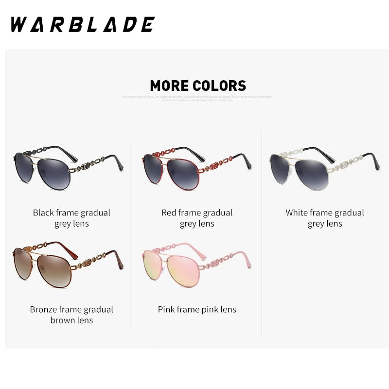 High Quality Women Pilot Polarized Sunglasses Vintage Metal Hollow Driving Sun Glasses UV400 Shades Eyewear Gafas De Sol Mujer