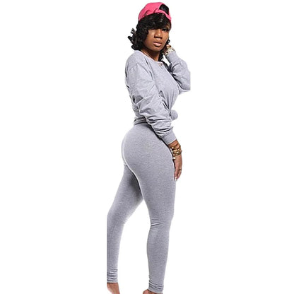 new two piece set women 2 piece set stacked leggings clothes for women outfits stacked pants tracksuit