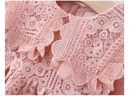 Spring newborn baby girl clothes mesh stitching dress for toddler baby girl clothing 1 year birthday princess tutu dresses dress