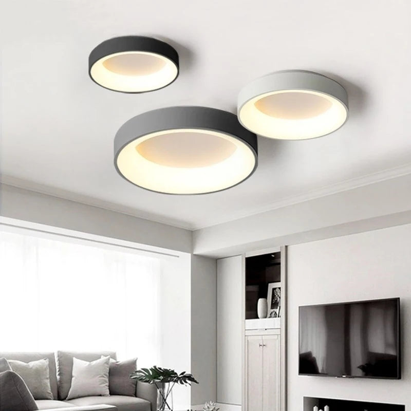 Round Ceiling lights LED Home decor lamps of bedroom Kitchen hallway living room indoor dining Hotel