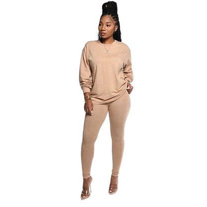 new two piece set women 2 piece set stacked leggings clothes for women outfits stacked pants tracksuit