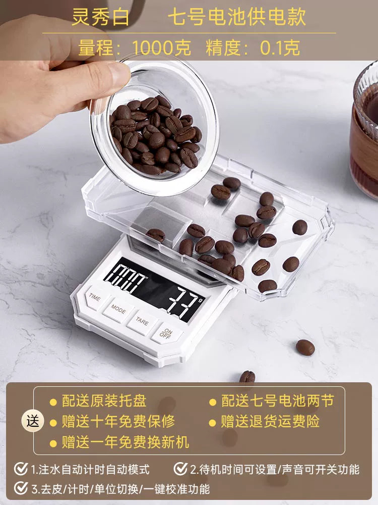 Portable Pour-over Coffee Mini Camping Small Electronic Scale