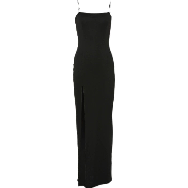 Weird Puss Slit Slim-Fitting Dress Sling