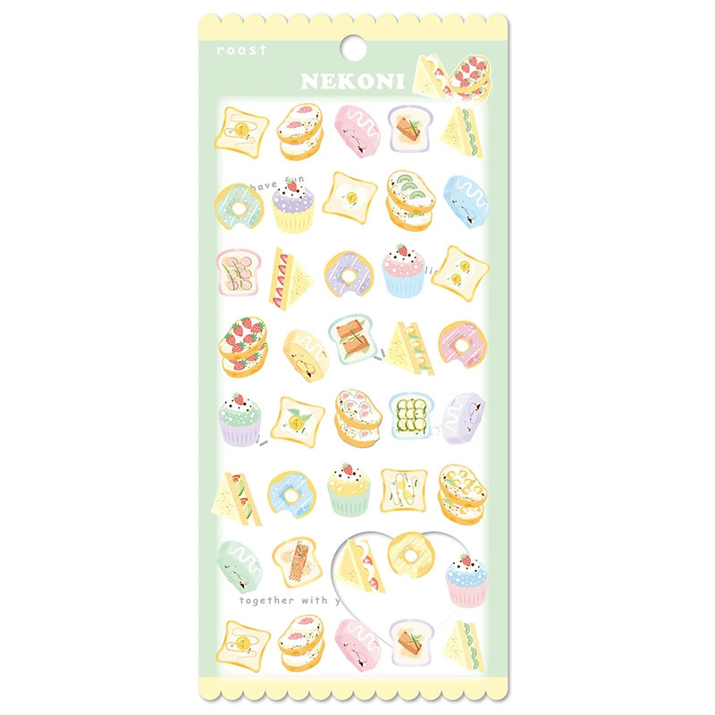 Ice Cream Cake Dessert Fondant Sandwich Cute Fresh Food Notebook Account Material Decoration Stickers