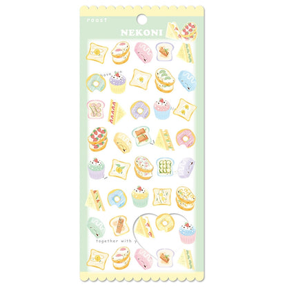 Ice Cream Cake Dessert Fondant Sandwich Cute Fresh Food Notebook Account Material Decoration Stickers