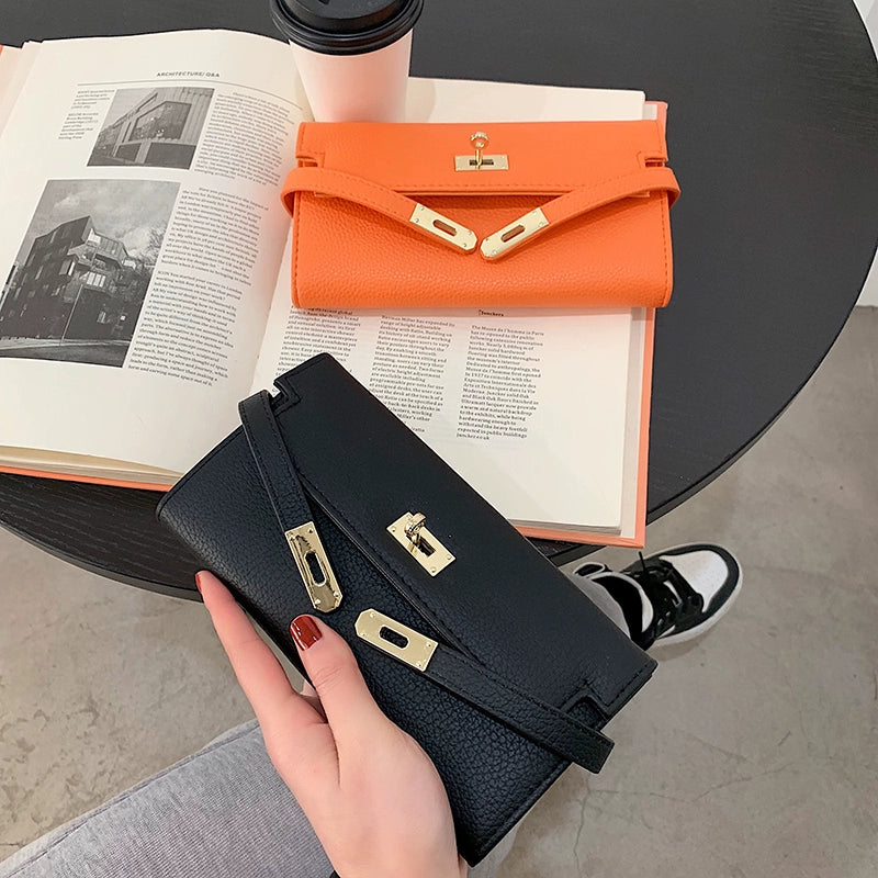 Women's Wallet Long Large-Capacity Handbag Women's 2024 New Arrival Multi-Functional Fashion Wallet Wallet Card Holder Fashion