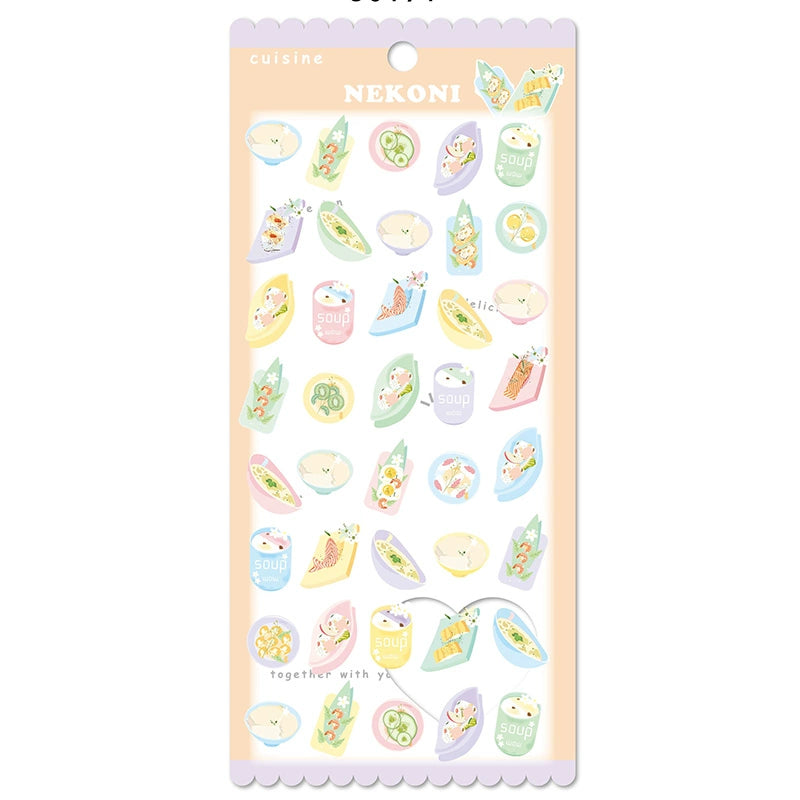 Ice Cream Cake Dessert Fondant Sandwich Cute Fresh Food Notebook Account Material Decoration Stickers