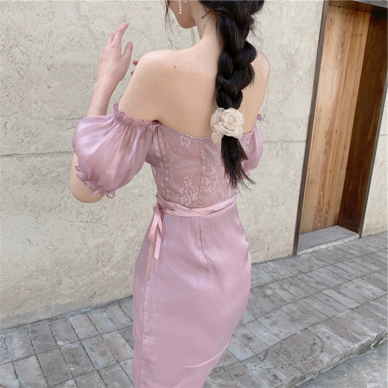 Luxury Minority Classy Party off-Shoulder Tube Top Dress