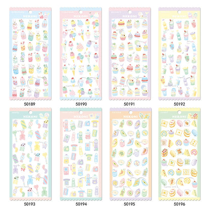 Ice Cream Cake Dessert Fondant Sandwich Cute Fresh Food Notebook Account Material Decoration Stickers