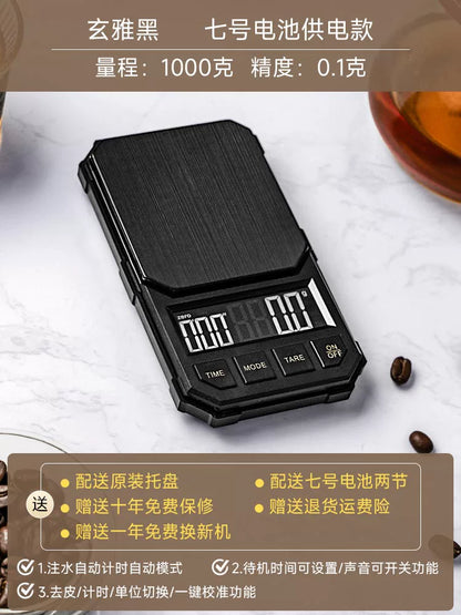 Portable Pour-over Coffee Mini Camping Small Electronic Scale