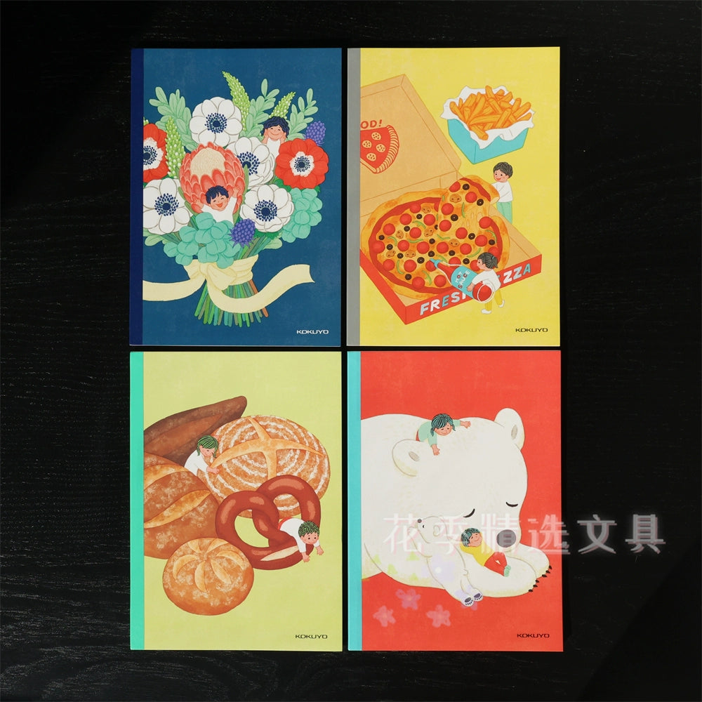 Kokuyo Illustrator Japanese Cartoon A5 Notebook