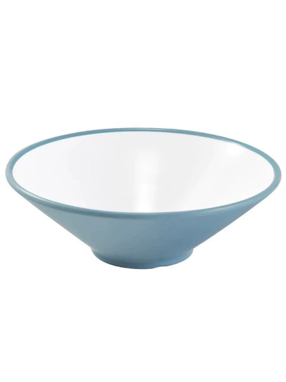 Melamine Rain-Hat Shaped Bowl Commercial Ramen Bowl River Snail Rice Noodle Bowl Noodle Restaurant Dedicated Noodles with Soy Sauce Wonton Pig's Knuckle Rice Spicy Hot Large Bowl