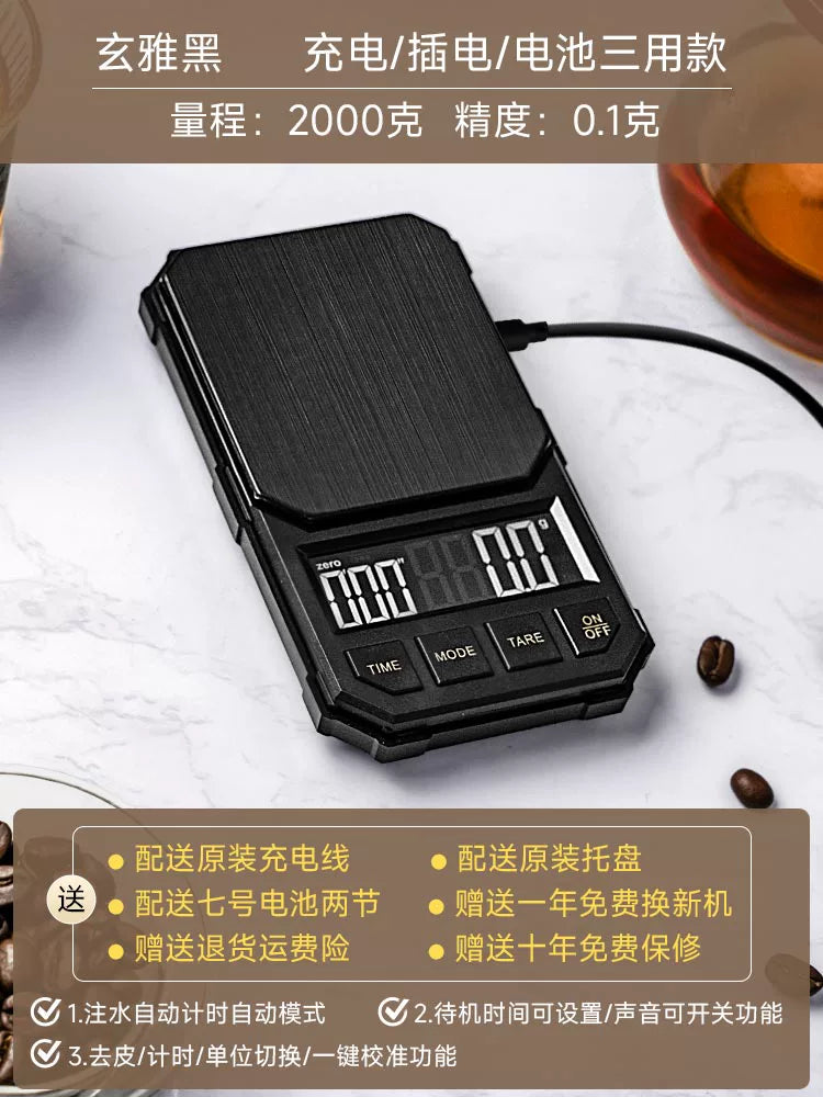 Portable Pour-over Coffee Mini Camping Small Electronic Scale