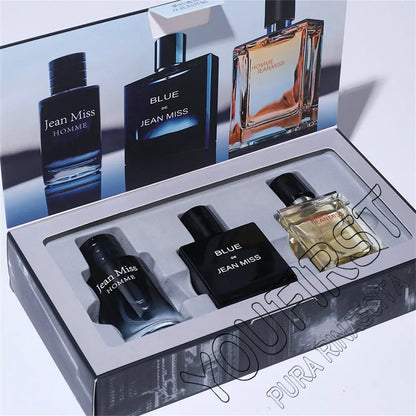 High Quality 90ml Men Perfume Hombre Gift Box 3pcs Set Colognes Scent Fascination Man Perfumes Masculinos Lasting Parfum Heren