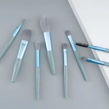8Pcs Portable Makeup Brush Eyeshadow Foundation Blending Make up Soft Fluffy Cosmetics Concealer Makeup Brush Make Up Supplies