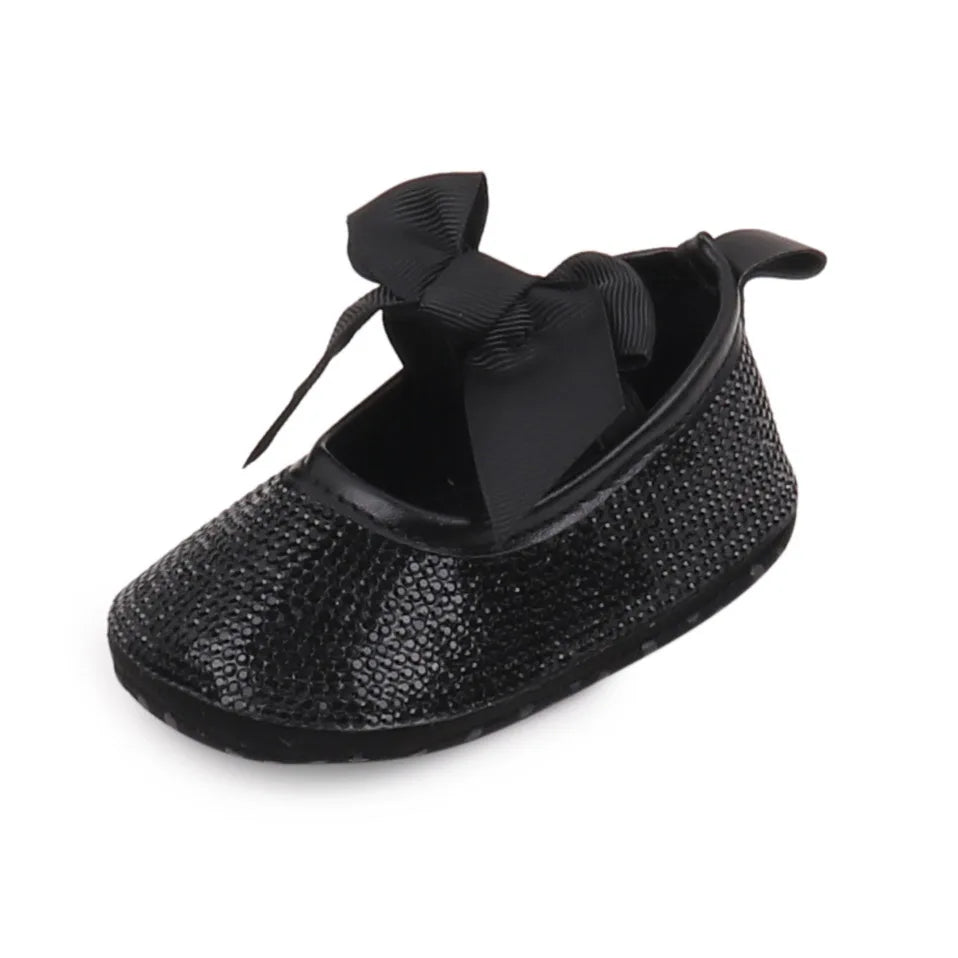 Baby Beautiful Shoes High Quality Newborn Toddler Girls Sneaker Spring and Summer Sandal Cute Bowknot Shiny Diamonds BBW3204