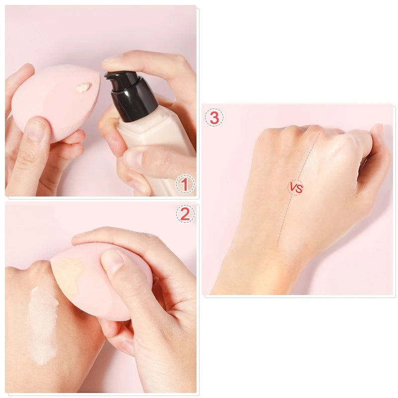 10pcs/set Cosmetic Beauty Puff Set Makeup Foundation Puff Powder Puff Make up Beauty Tools