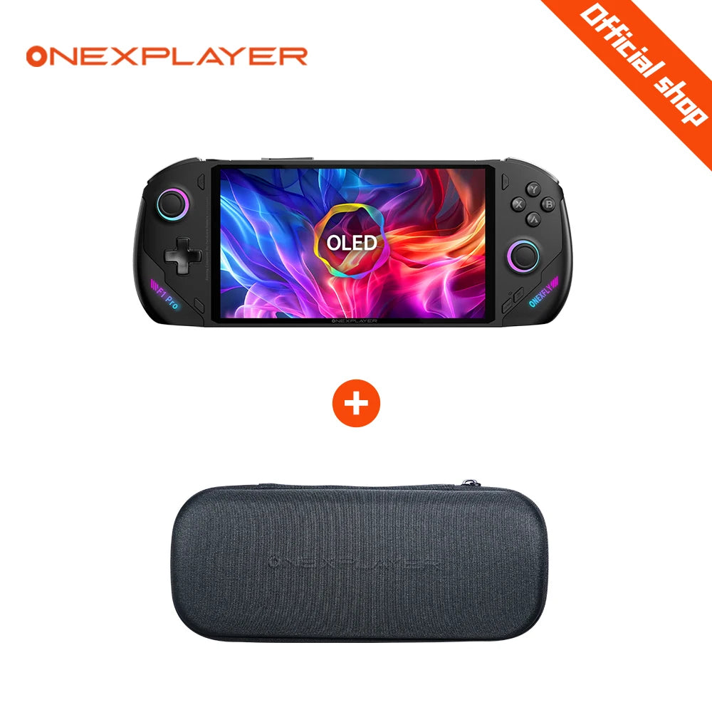 OneXPlayer OneXFly F1 Pro AMD AI 9 HX 365 370 OLED 144Hz Screen Gaming Handheld Console 3A Gamepad 7” PC Game Computer Laptop