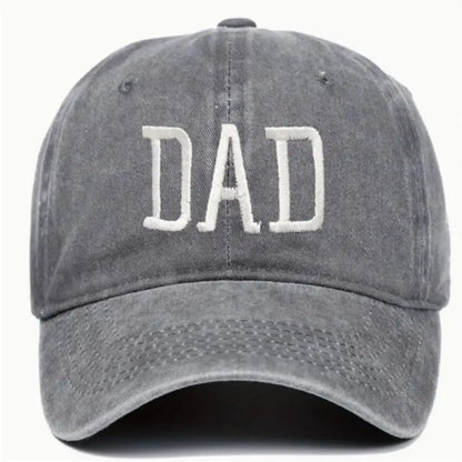 DAD MOM Embroidery Pure Cotton Baseball Cap Fashion Women Men Hat Sport Visors Snapback Cap Sun Hat Breathable Outdoor Caps