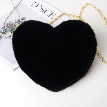 Women's Heart Shaped Handbags Cute Kawaii Faux