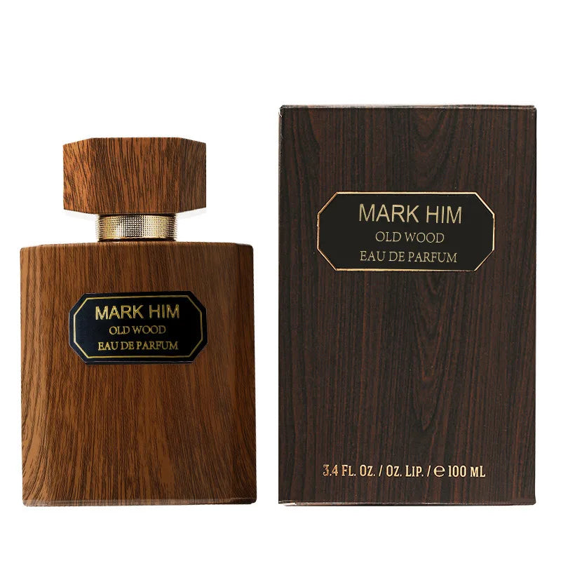 Luxury Gentleman Men's Perfume 75ml Ebony Agarwood Woody Fragrance Charm Cologne Vanilla Amber Freshness Lasting Light Fragrance