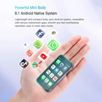 SOYES XS15 Smart Phone Mini Phone Android8.1  3.0 Inch Display 2GB RAM 16GB ROM Dual SIM Standby Play Store 3G Little PhoneSOYES