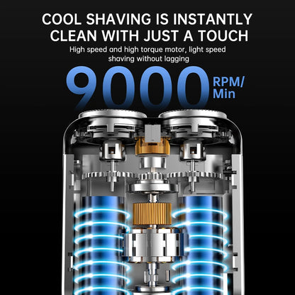 Xiaomi Electric Smart Shaver Household Car Shaver Digital Display Mini Dual Blade Rechargeable Shaver Powerful Men's Gift Shaver