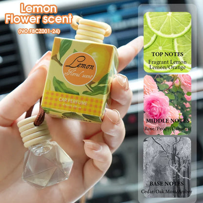 8ml Fruit Fragrance Long-lasting Fragrance Car Perfume Pendant Deodorant Fashion Car Aromatherapy To Accompany Comfortable Drive