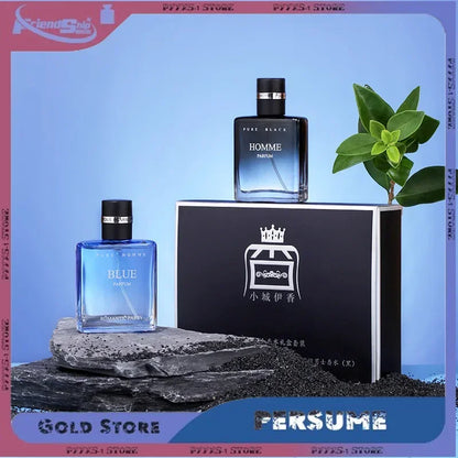 60ml Fascination Man Perfume Gift Box 2pcs Set Men Perfumes Originales Fresh Fragrance Spray Cologne Men Women Light Fragrance