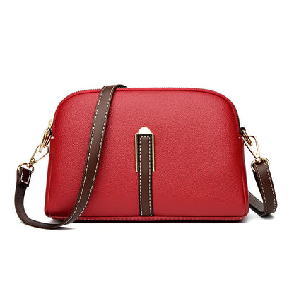Genuine Leather Shoulder bag Women Handbag Designer Cowhide Flap Bag