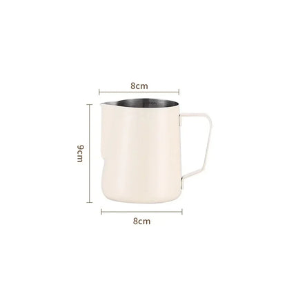 350/600ML Coffee Milk Frothing Pitcher Jug 304 Stainless Steel Precise Scale High Quality Latte