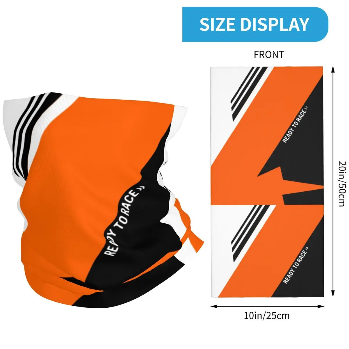 Ready To Race Mask Scarf Merch Neck Cover Enduro Cross Motorcycle Bitumen Bandana Scarf Summer Riding Mask Unisex Breathable