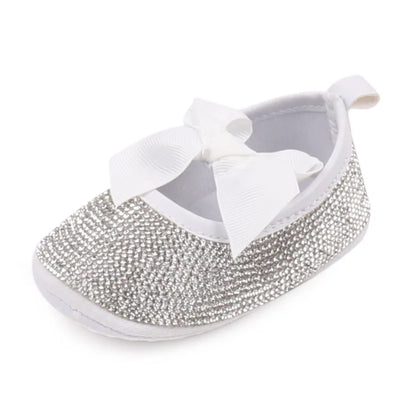 Baby Beautiful Shoes High Quality Newborn Toddler Girls Sneaker Spring and Summer Sandal Cute Bowknot Shiny Diamonds BBW3204