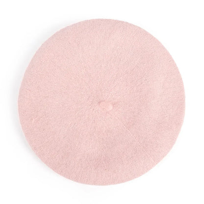 100% Wool Retro Beret Hat Autumn Winter Women British Hepburn stylish Artist Painter Hats Thick Warm Woolen Pumpkin Beanies Cap