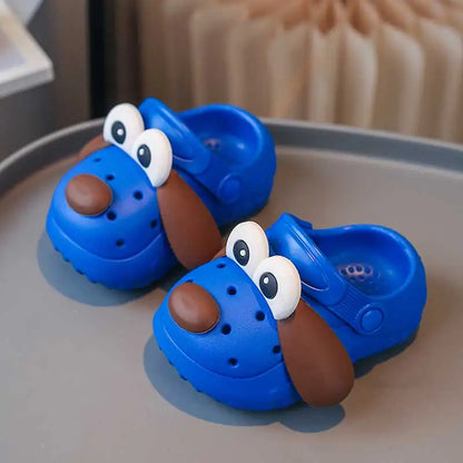 Children's cartoon puppy hole shoes Walking shoes Home beach quick drying lightweight non slip sandals Upstream shoes