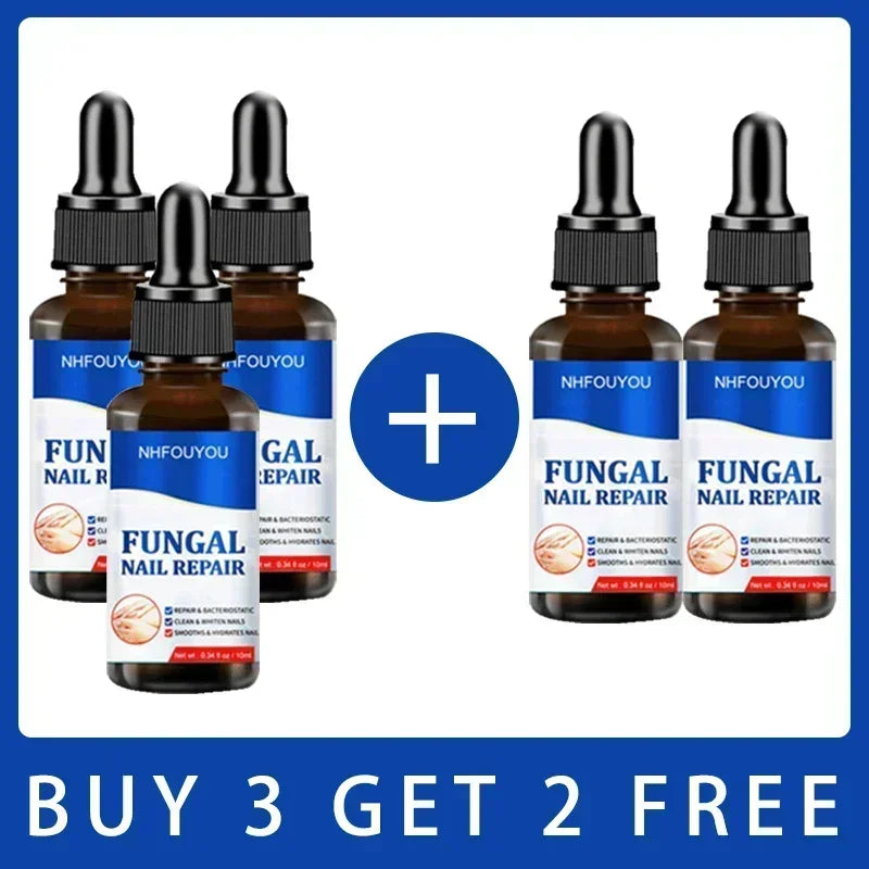 Nail Fungals Renewal Nail Repair Liquid for Discolored Thickened Crumbled Nails Nail Fungals for Discolored Broken Cracked