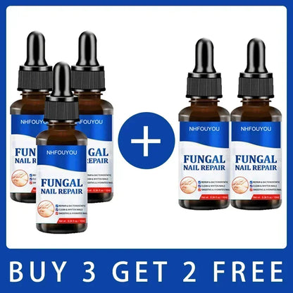 Nail Fungals Renewal Nail Repair Liquid for Discolored Thickened Crumbled Nails Nail Fungals for Discolored Broken Cracked