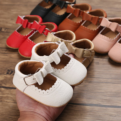 Cute Baby First Walkers Baby Boy Girl Slippers Toddler Kids Nursery School Summer New Leather Shoes