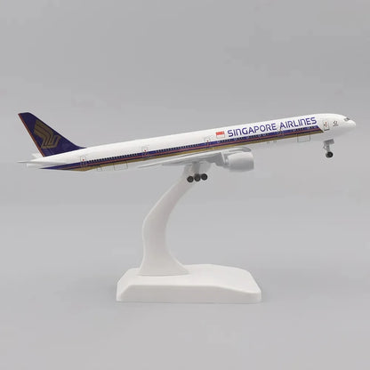 20CM Boeing 777 Air Canada Alloy Airplane Model Toy With Wheel Replica Aircraft Plane Boys for Collectible Display Gift