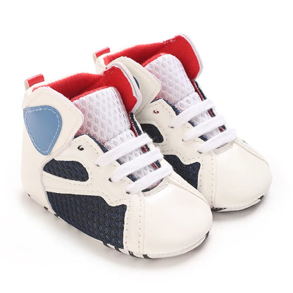 Baby Sports Sneakers Newborn Baby Boys Girls Print First Walkers Shoes Infant Toddler Anti-slip Baby Shoes Pre-walkers