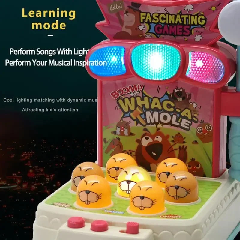 Baby Enlightenment Game Console Electric Whack a Mole Toy