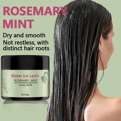 Rosemary hair mask repairs damage, dryness, frizz, softens hair, scalp care,