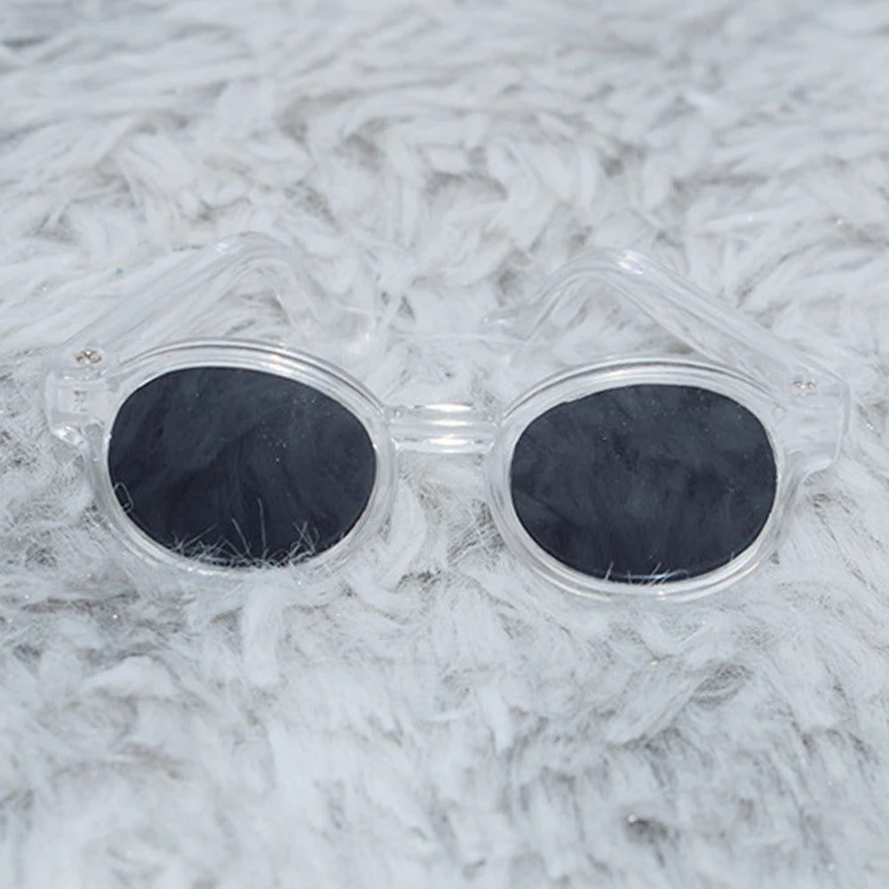 【Labubu Glasses】1pc*6.5cm Multiple Colors Glasses For Cotton Doll Accessories Labubu Accessories