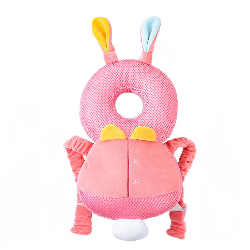 1-3Toddler Baby Head Protector Breathable Tencel Back Protector Cushion Back Prevent Injured Cartoon Security Pillows